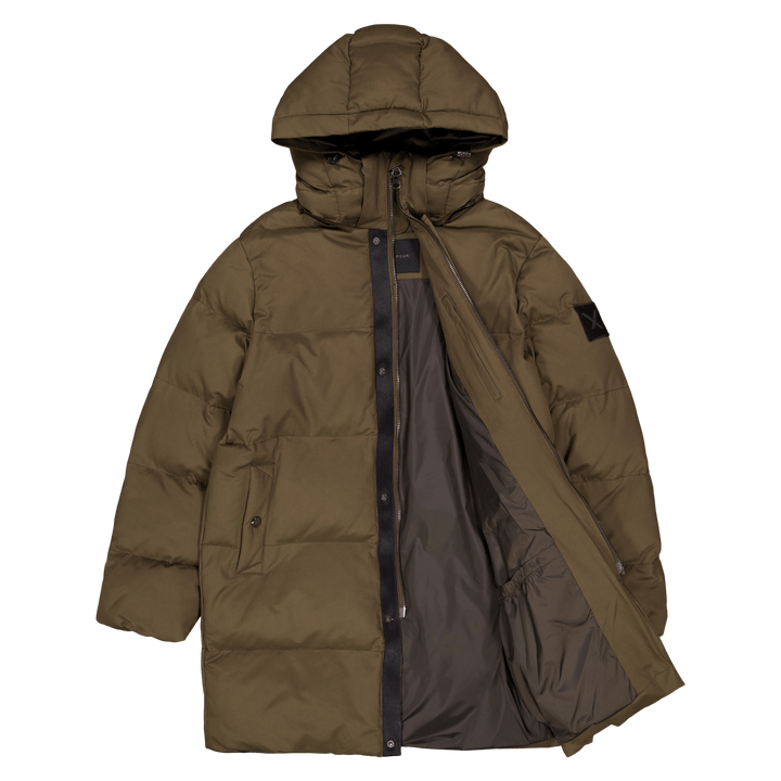 Chaqueta larga de plumón POUR