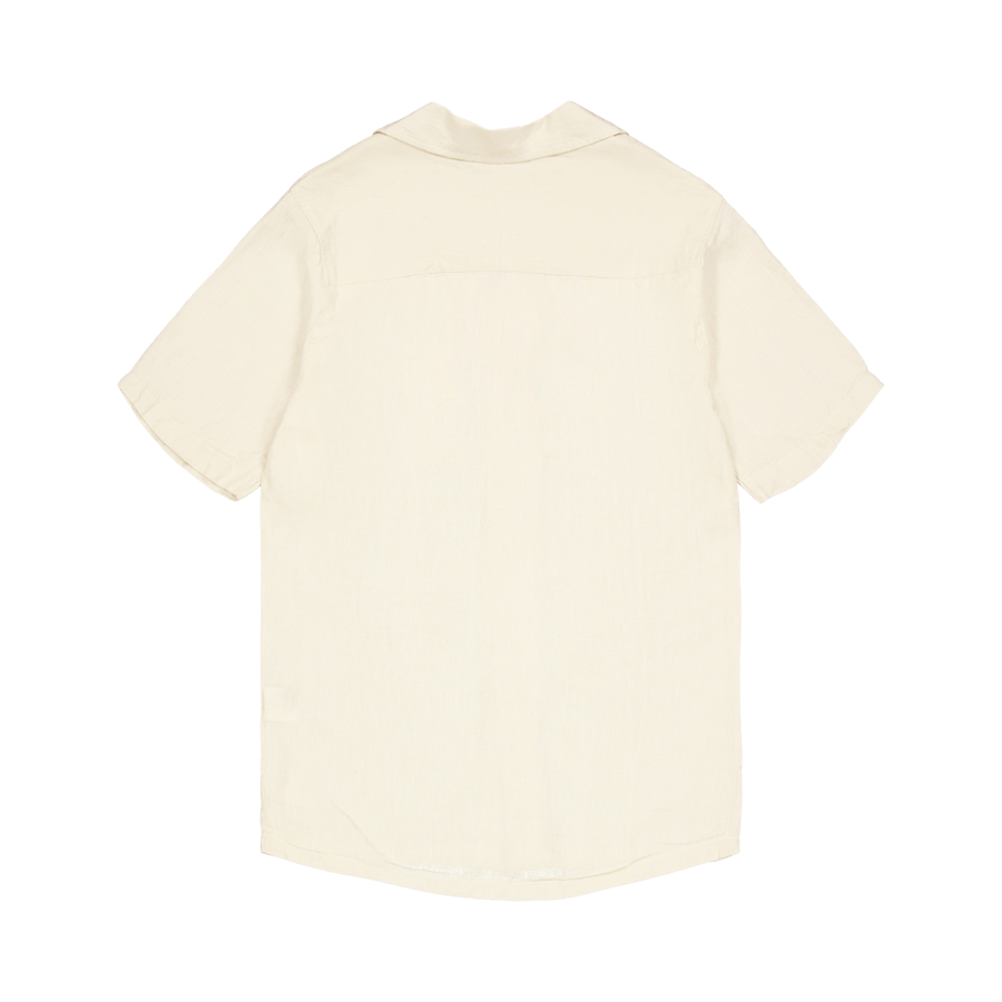 Linen Camp Shirt Ecru