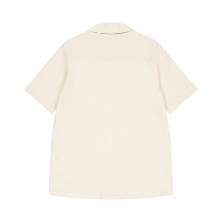 Linen Camp Shirt Ecru