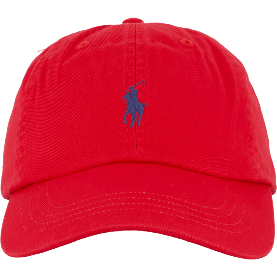Bomull Chino Ball Cap Post Red