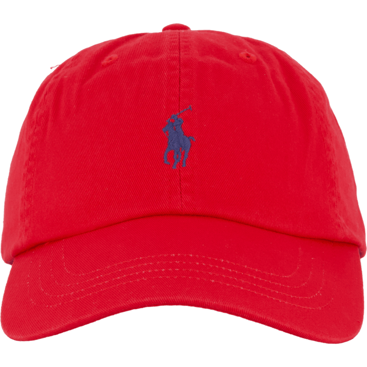 Bomull Chino Ball Cap Post Red