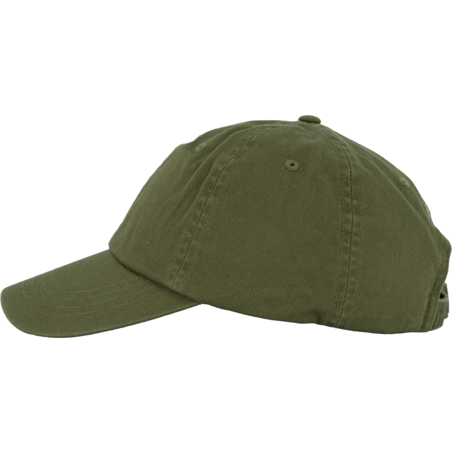 Chino-bollkeps i bomull Dark Sage
