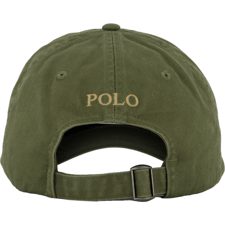 Chino-bollkeps i bomull Dark Sage