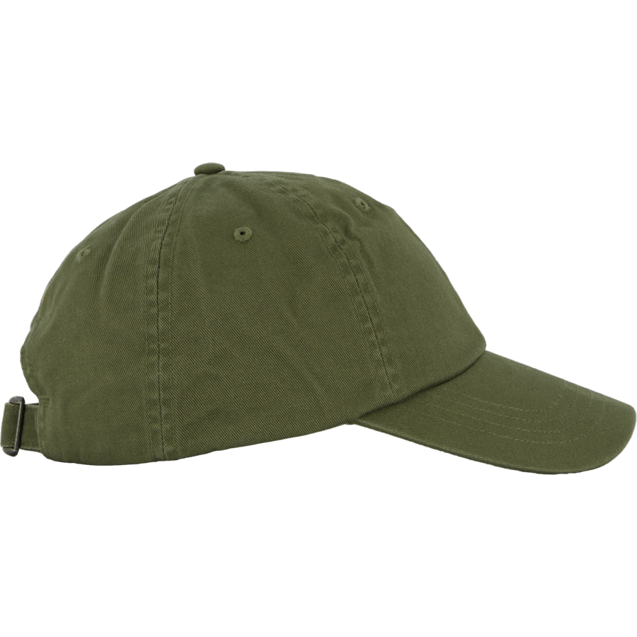Chino-bollkeps i bomull Dark Sage