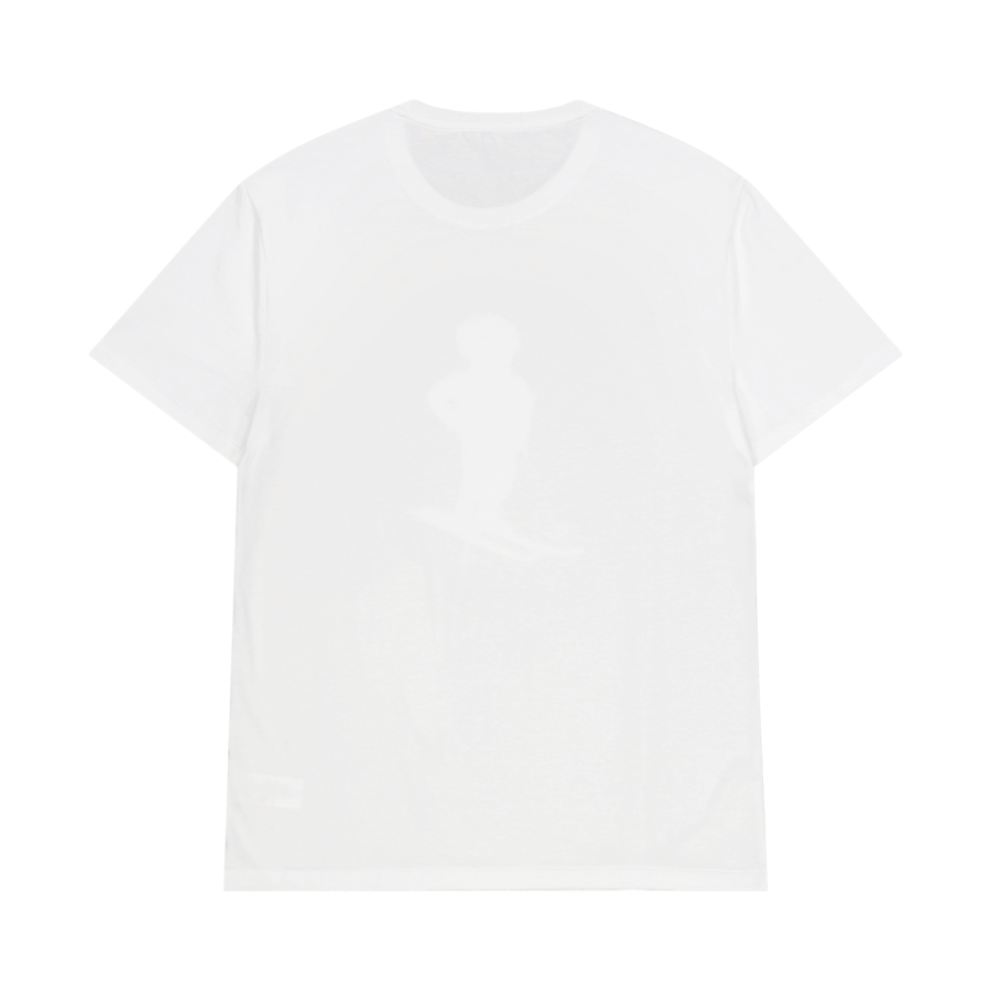 Custom Slim Fit Polo Bear Jersey T-Shirt White Ski Bear
