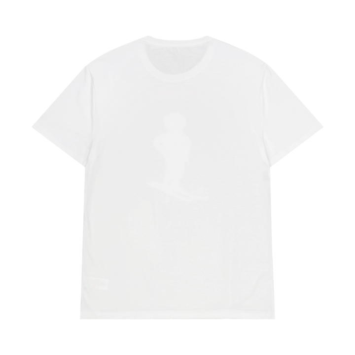 Custom Slim Fit Polo Bear Jersey T-Shirt White Ski Bear