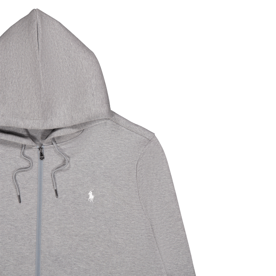 Double-Knit Full-Zip Hoodie Steel Heather