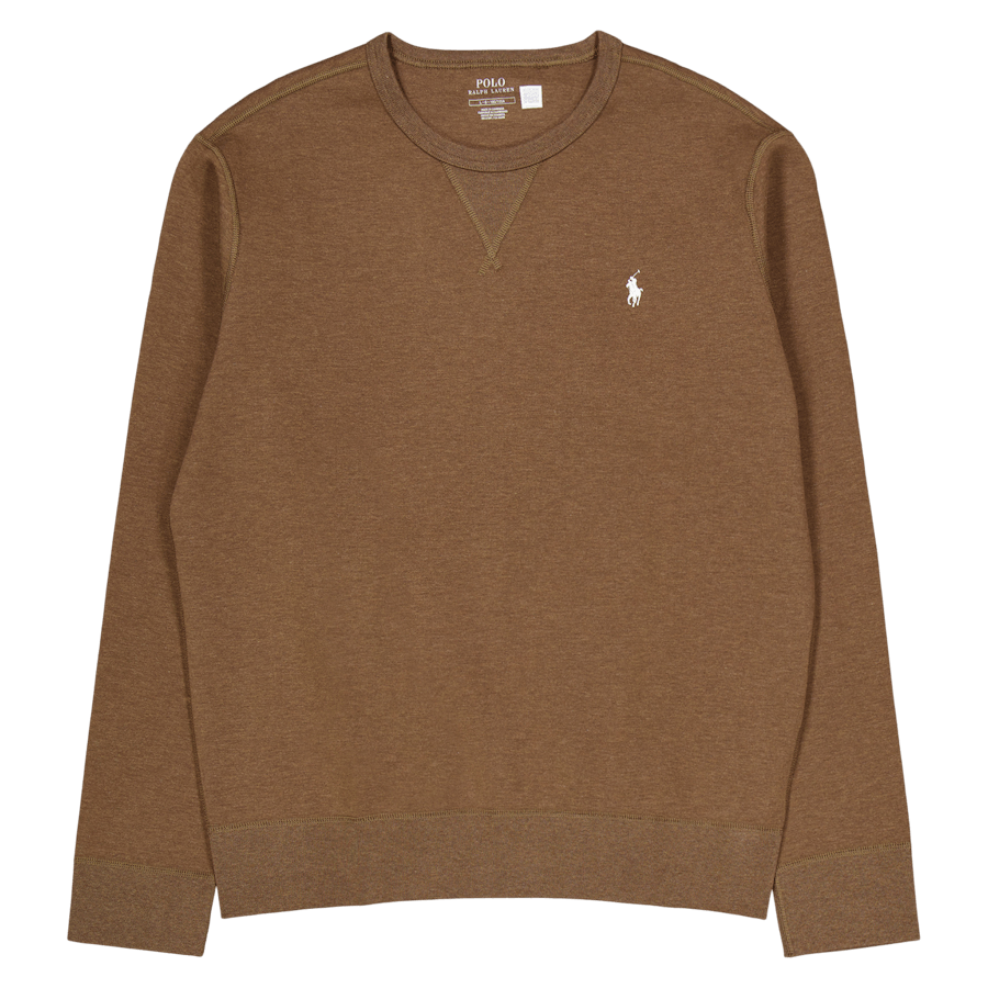 Marled Double-Knit Sweatshirt Cedar Heather