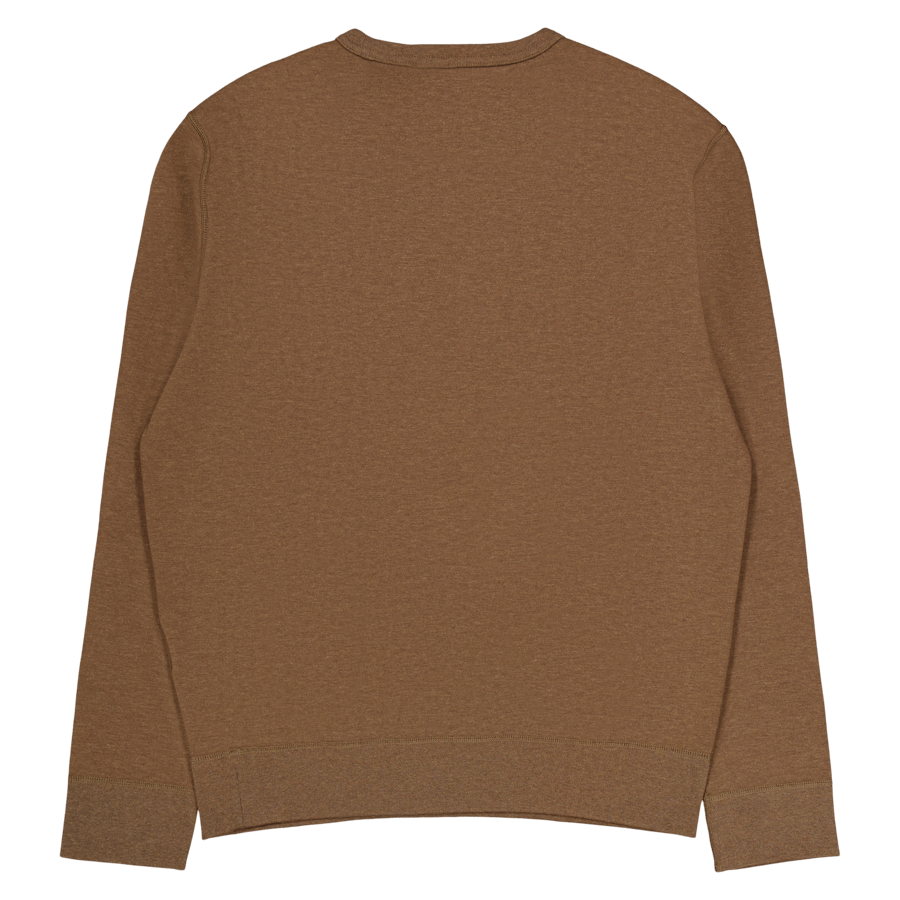 Marled Double-Knit Sweatshirt Cedar Heather