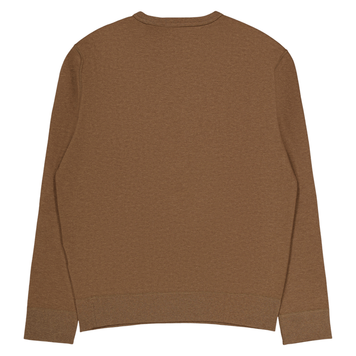 Marled Double-Knit Sweatshirt Cedar Heather