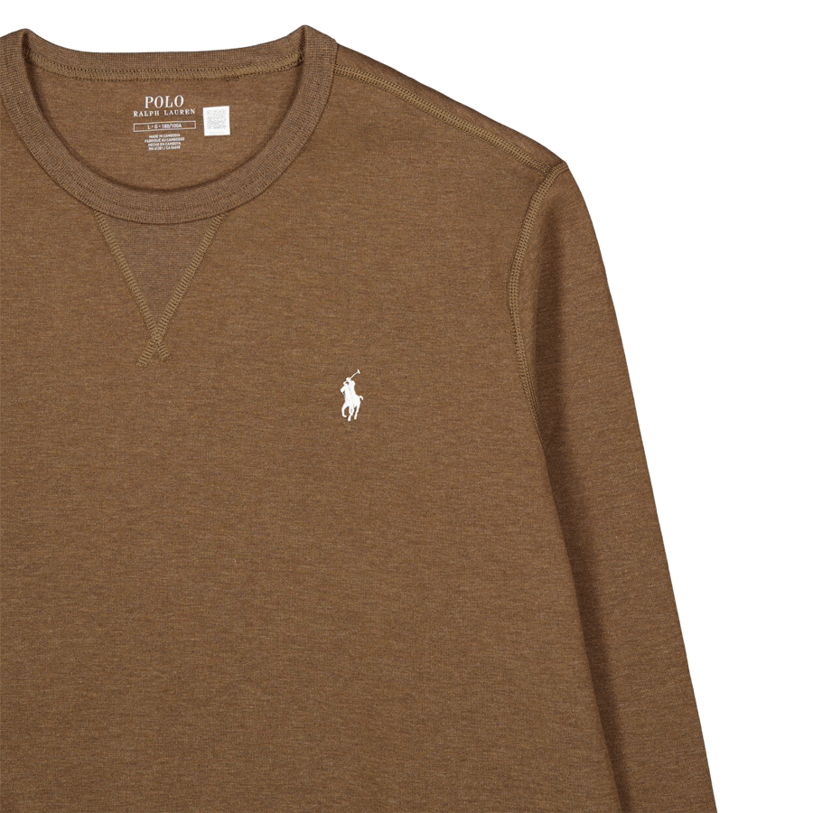 Marled Double-Knit Sweatshirt Cedar Heather