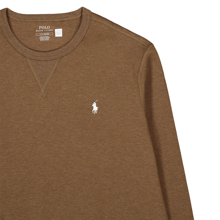 Marled Double-Knit Sweatshirt Cedar Heather