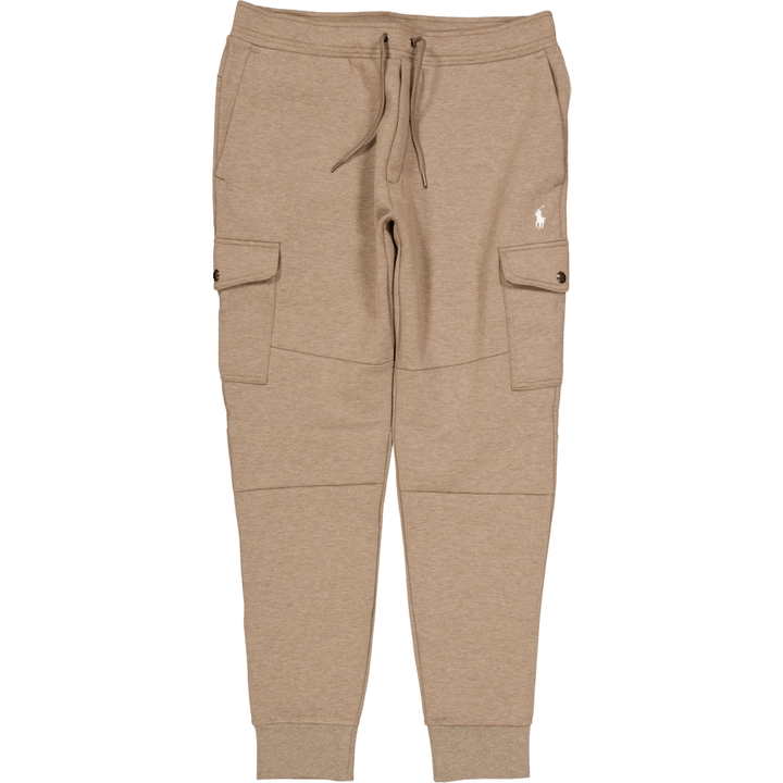 Double-Knit Cargo Jogger Pant Dark Taupe Heather
