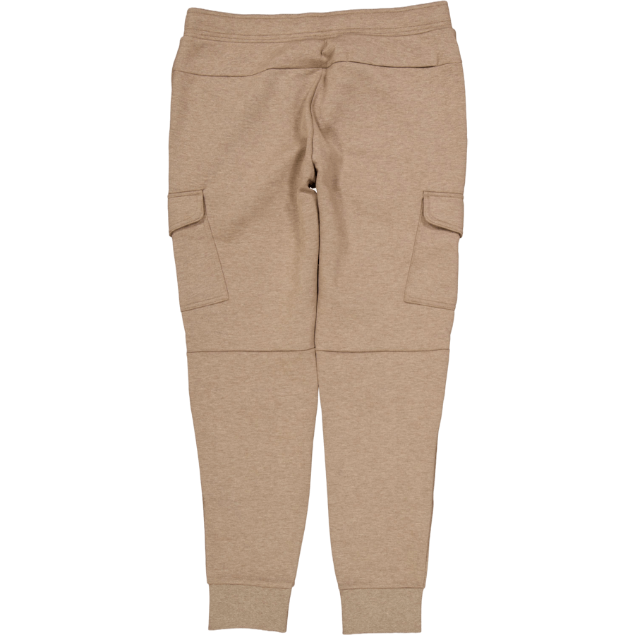 Double-Knit Cargo Jogger Pant Dark Taupe Heather