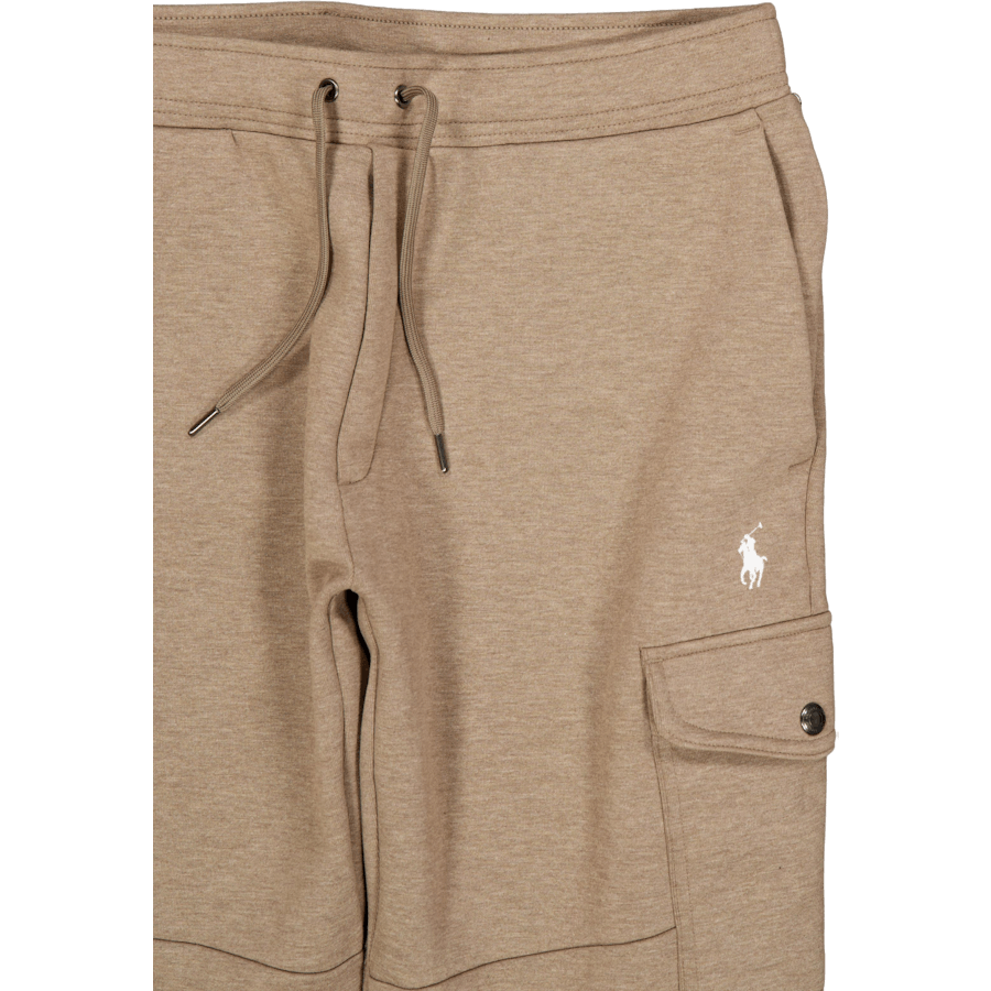 Double-Knit Cargo Jogger Pant Dark Taupe Heather
