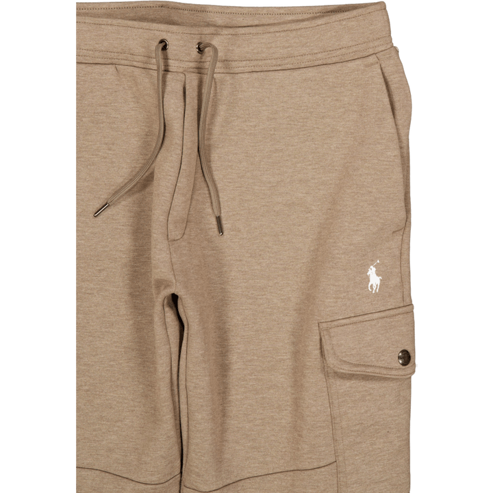Double-Knit Cargo Jogger Pant Dark Taupe Heather