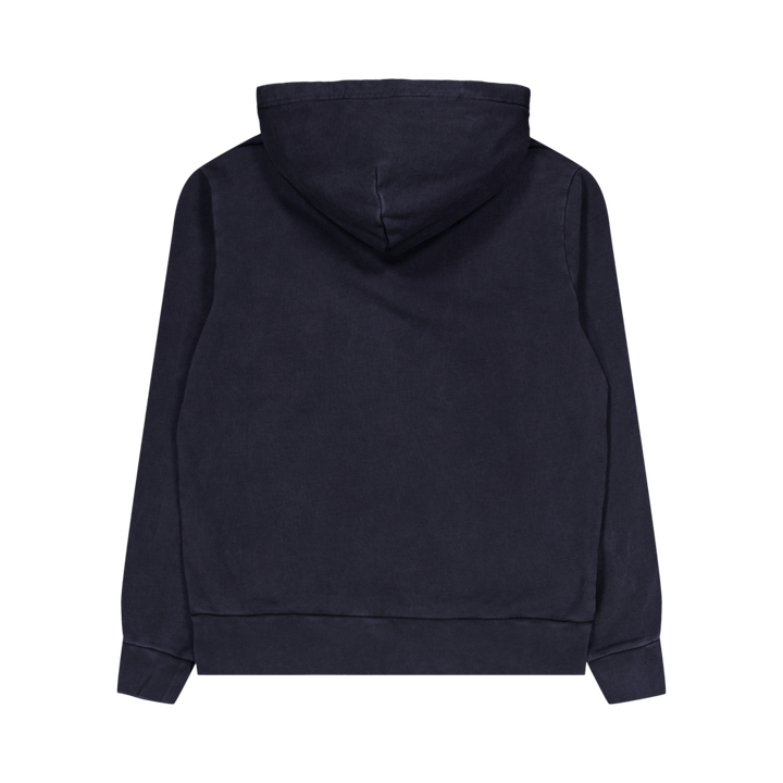 Loopback Terry Full-Zip Hoodie Faded Black Canvas