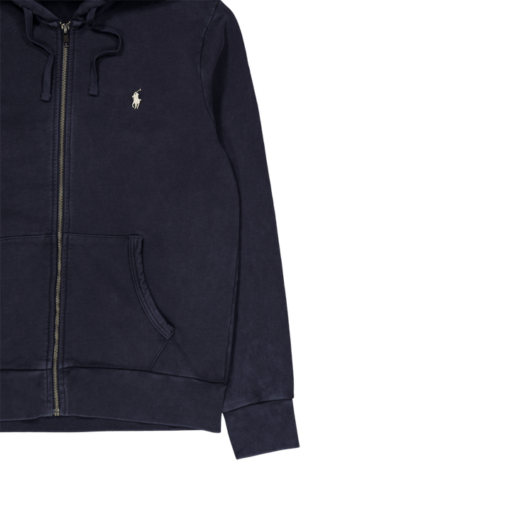 Loopback Terry Full-Zip Hoodie Faded Black Canvas