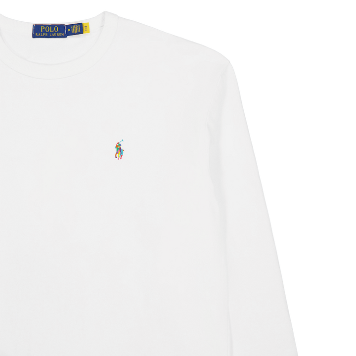 Relaxed Fit Big Pony Jersey T-Shirt Vit