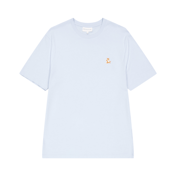 Chillax Fox Patch Regular Tee Sky Blue