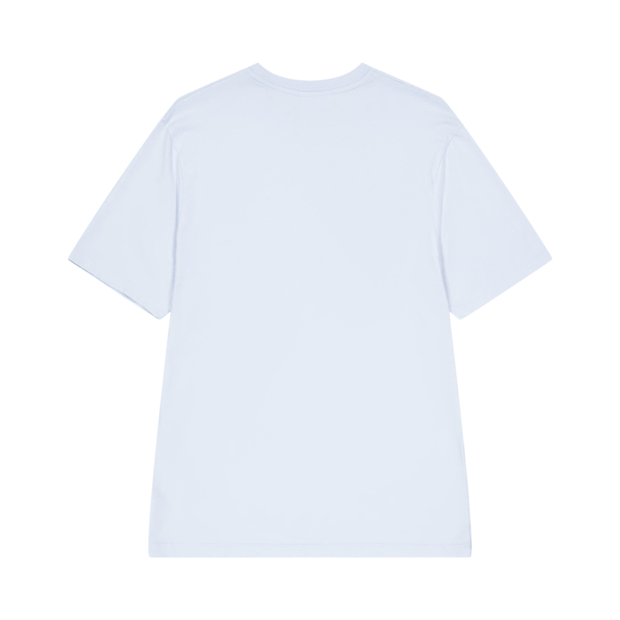 Chillax Fox Patch Regular Tee Sky Blue