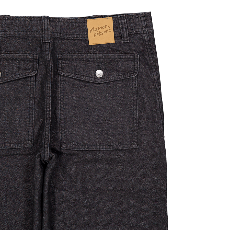 Workwear Pants Washed Black
