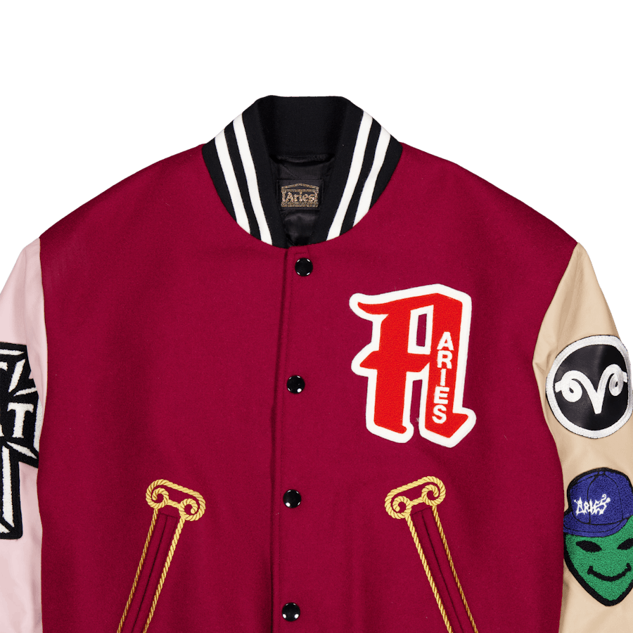 Varsity Jacket Burgundy