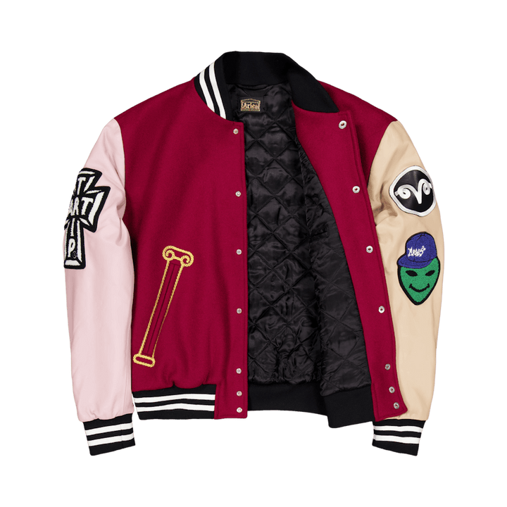 Varsity Jacket Burgundy