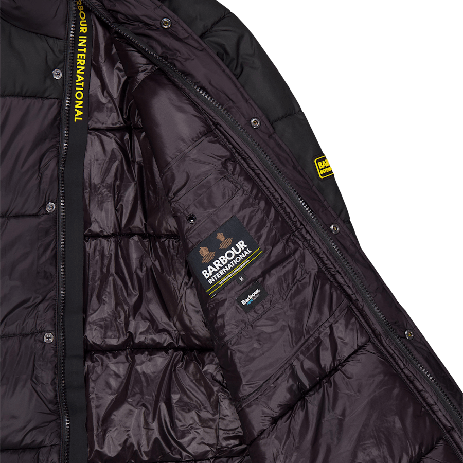 Barbour B.intl Hoxton Parka Steppdecke Bk12