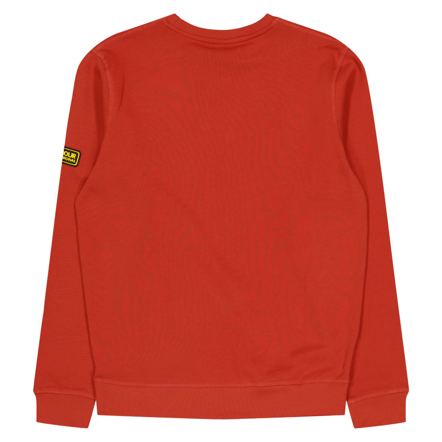 Sweat Barbour B.intl Racer Badge Re12 Iron Ore