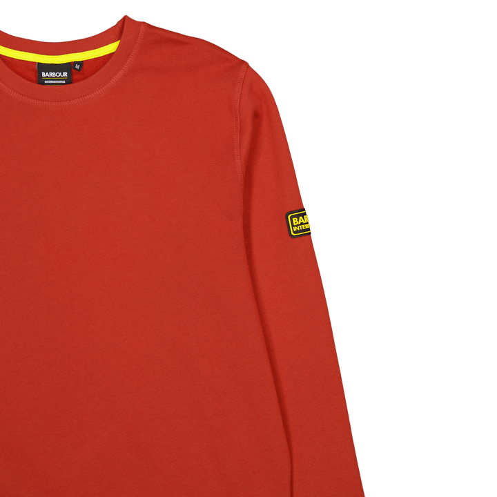 Sweat Barbour B.intl Racer Badge Re12 Iron Ore