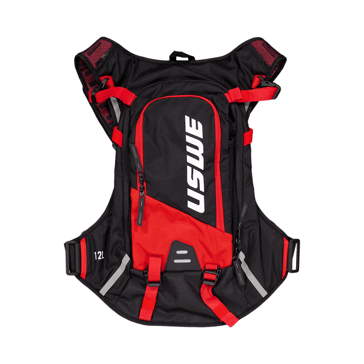 Mtb Hydro 12l Hydration Pack musta/uswe punainen
