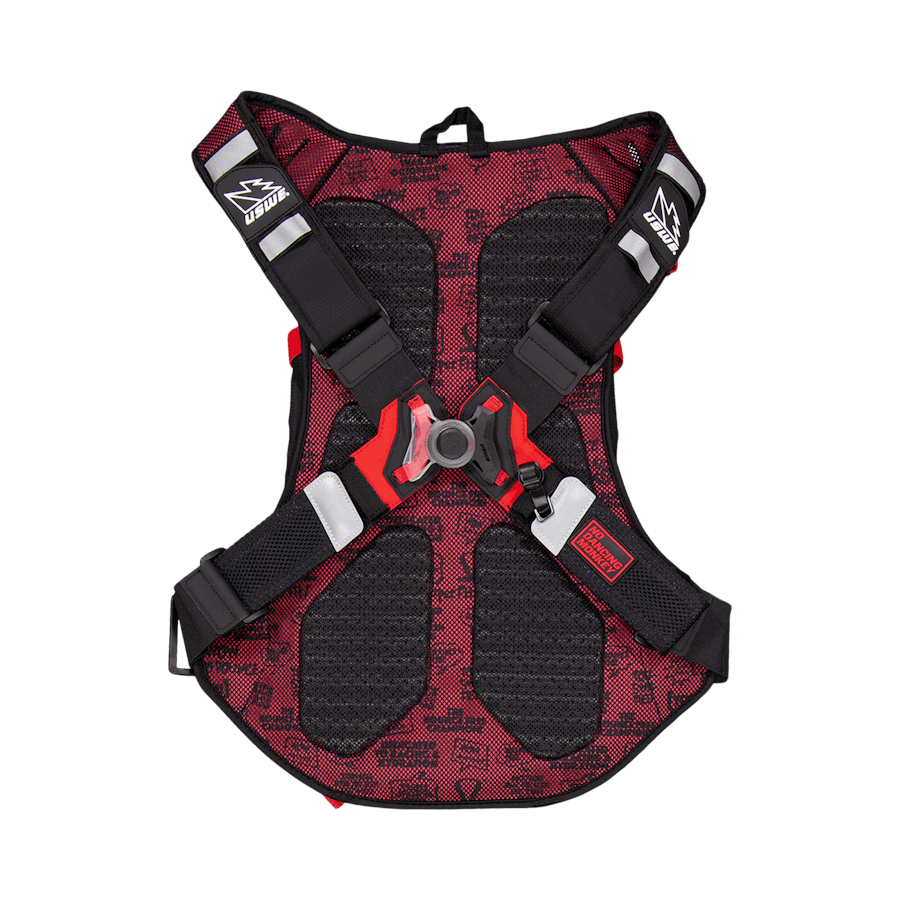 Mtb Hydro 12l Hydration Pack musta/uswe punainen