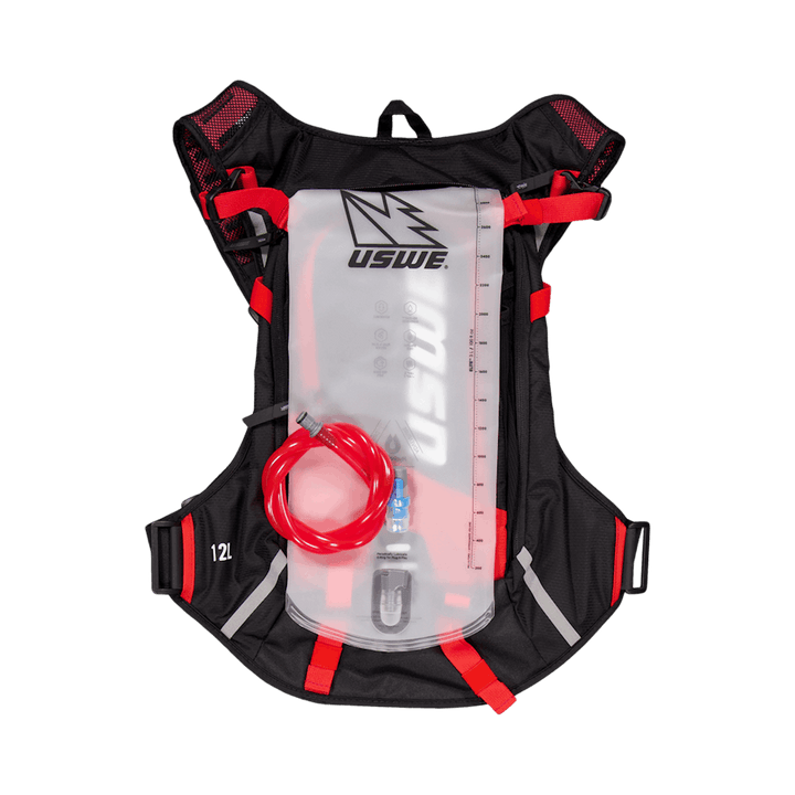 Mtb Hydro 12l Hydration Pack musta/uswe punainen