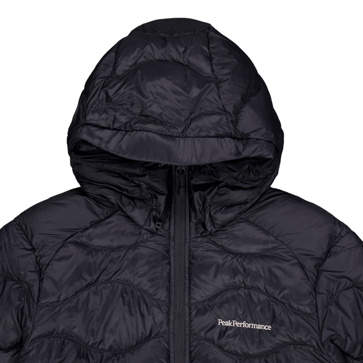 W Helium Down Hood Jacket Black