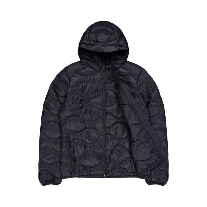 W Helium Down Hood Jacket Black