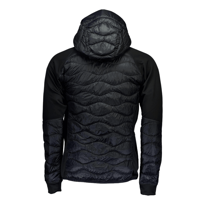 M HELIUM DOWN HYBRID HOOD JACKET BLACK