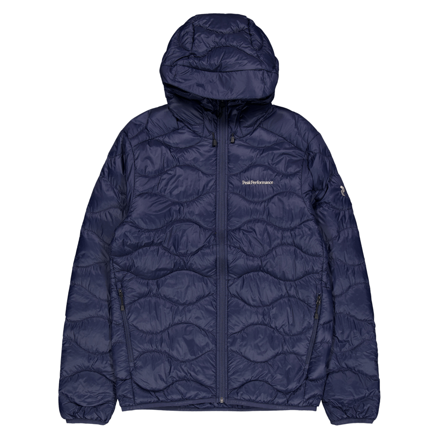 M Helium Down Hood Jacket Blue Shadow