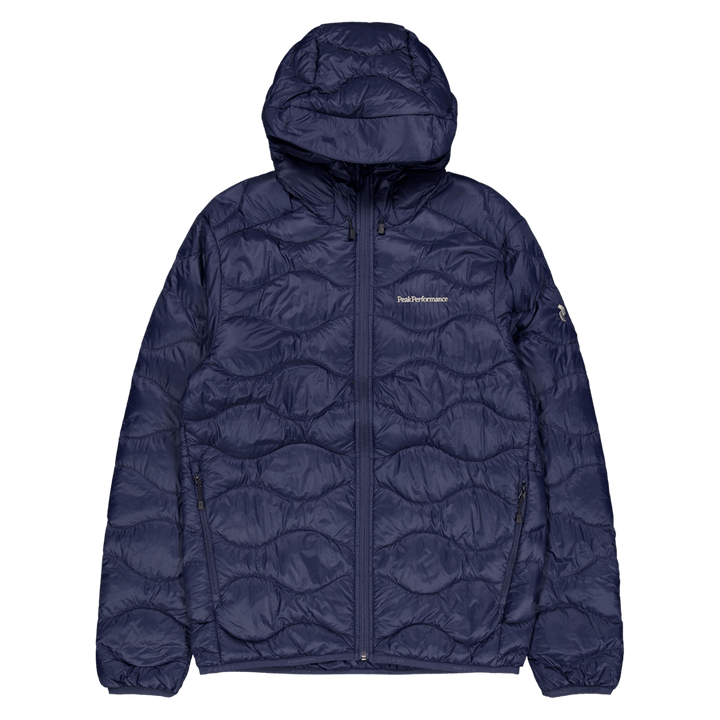 M Helium Down Hood Jacket Blue Shadow