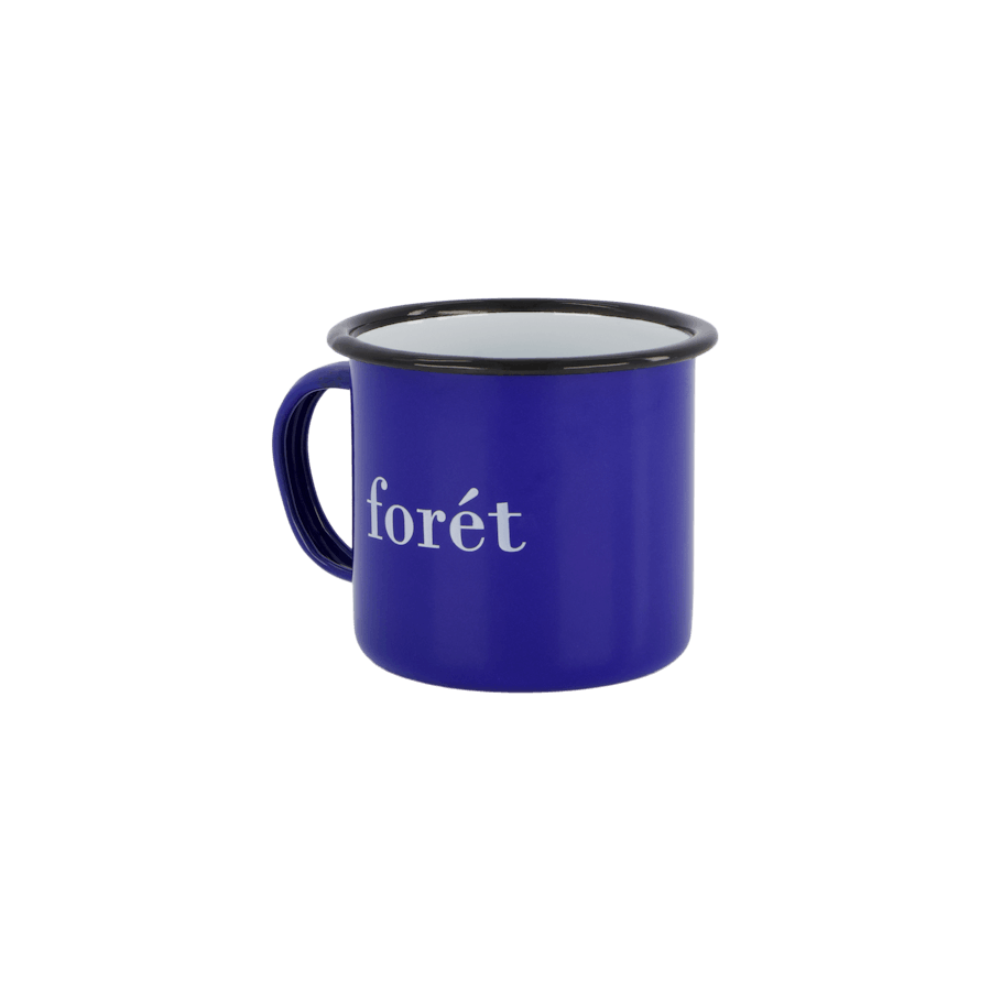 Tazza smaltata Bean Blu