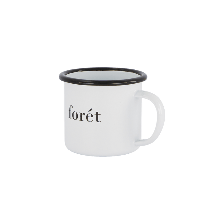 Tazza smaltata Bean Bianco