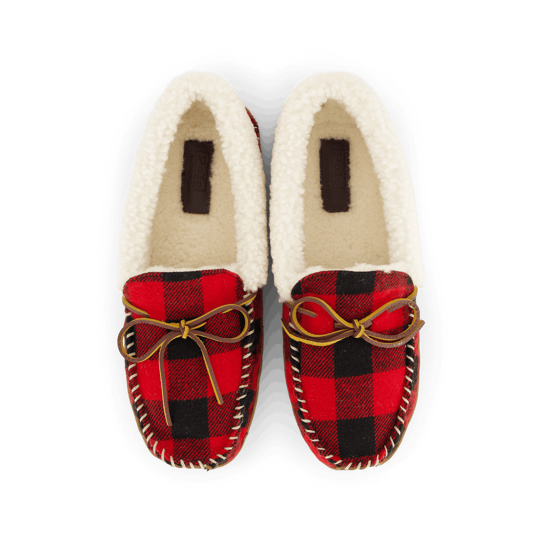 Poly & Shearling-yarmond Red