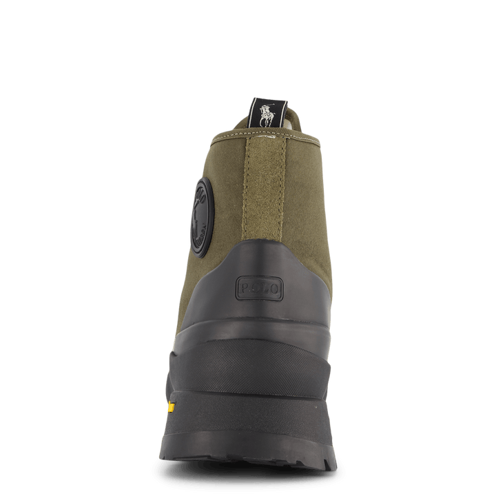 Armin vahattu Twill Sneaker Boot Canopy Olv