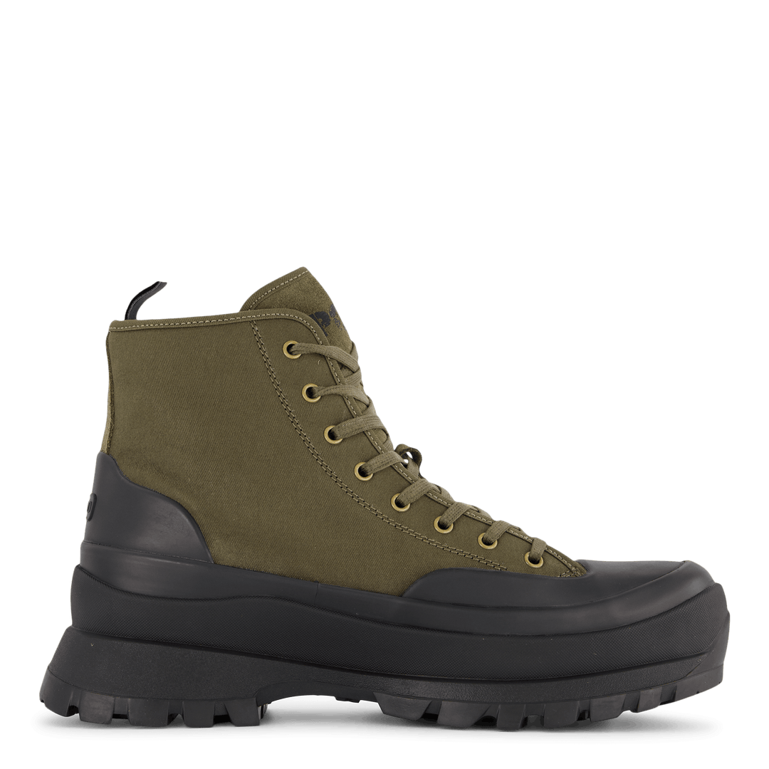 Armin vahattu Twill Sneaker Boot Canopy Olv