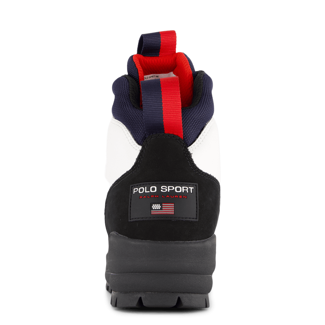 Polo Sport Hiker Leather Boot White / Navy / Red