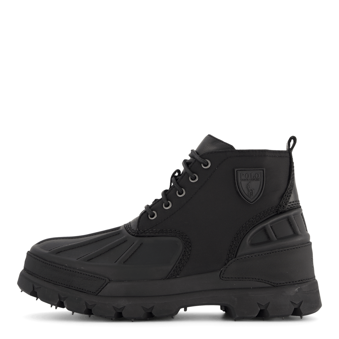 Oslo Low Oxford & Leather Boot Black