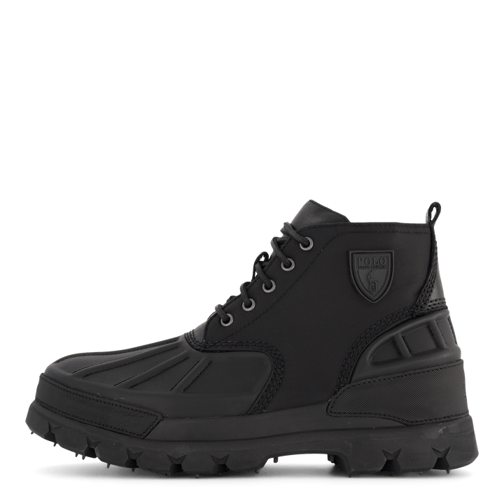 Oslo Low Oxford & Leather Boot Black