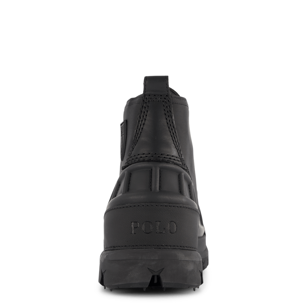 Oslo Low Oxford & Leather Boot Black