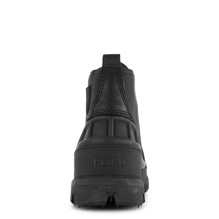 Oslo Low Oxford & Leather Boot Black