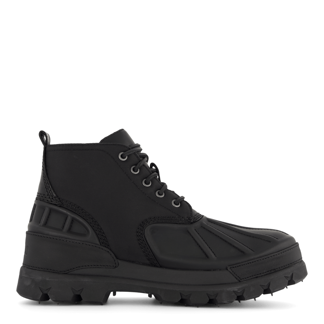 Oslo Low Oxford & Leather Boot Black